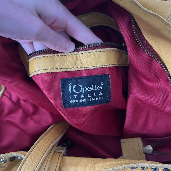 IOpelle Italy Leather Perfume Bottle Embossed Tote Bag - Picture 7 of 7